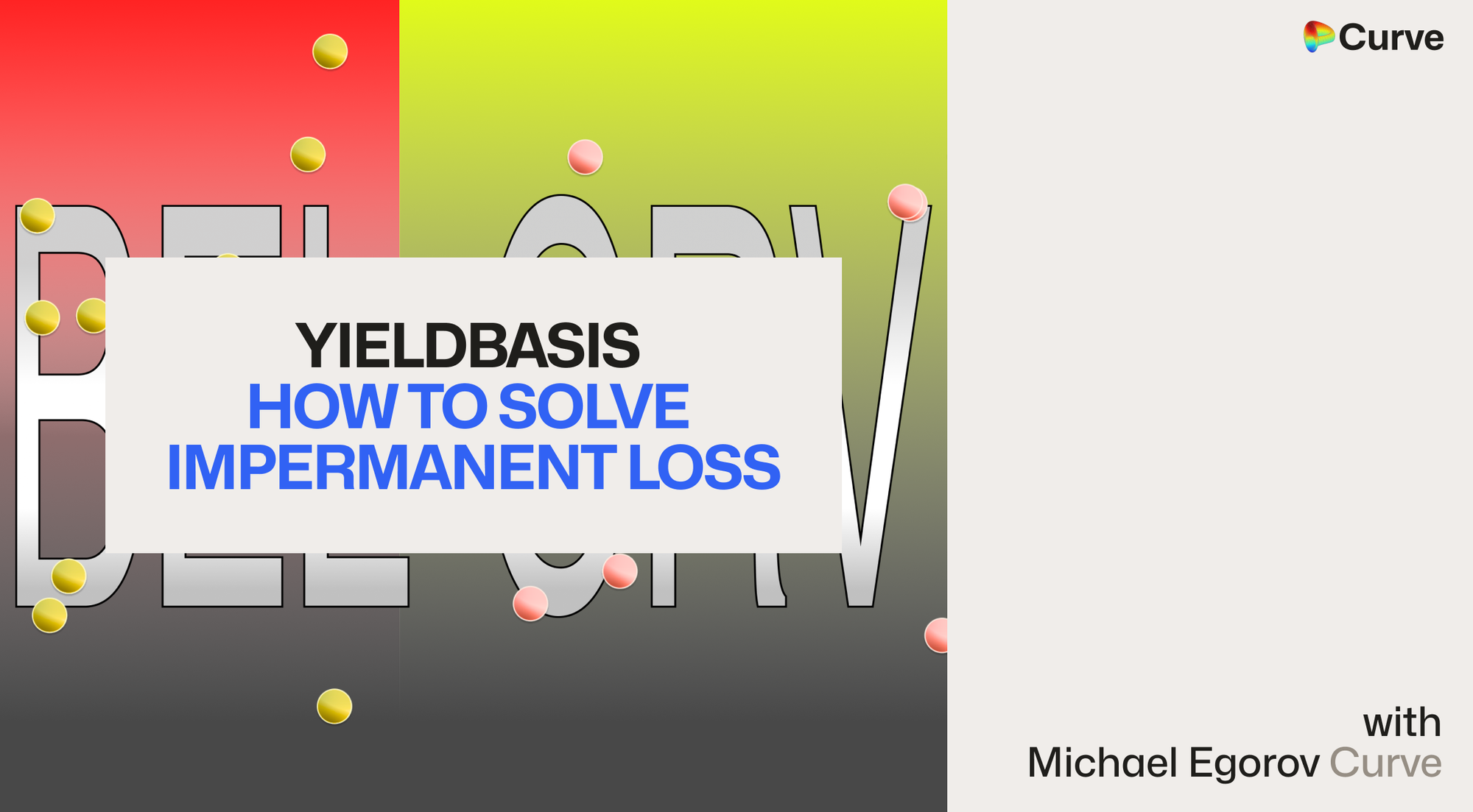 Yield Basis: How to Solve Impermanent Loss