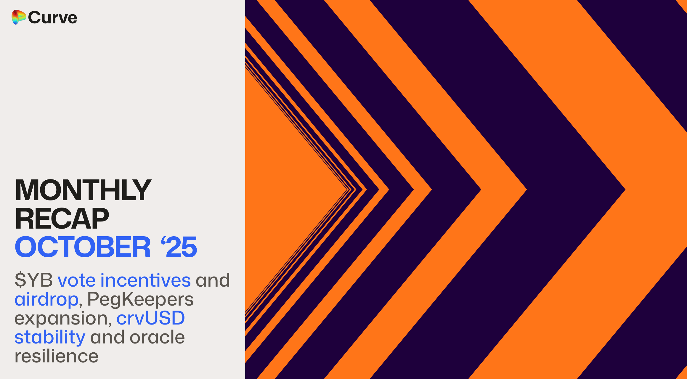Curve Monthly Recap October, 2025