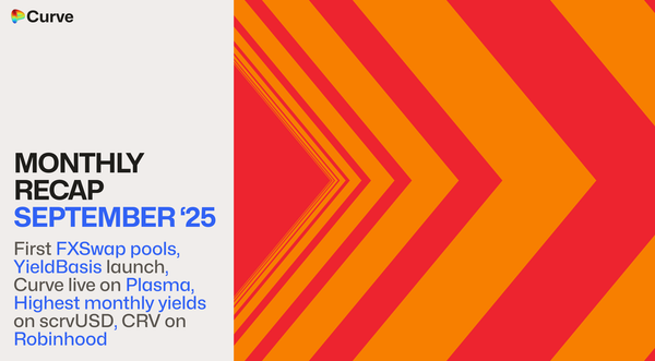Curve Monthly Recap September, 2025